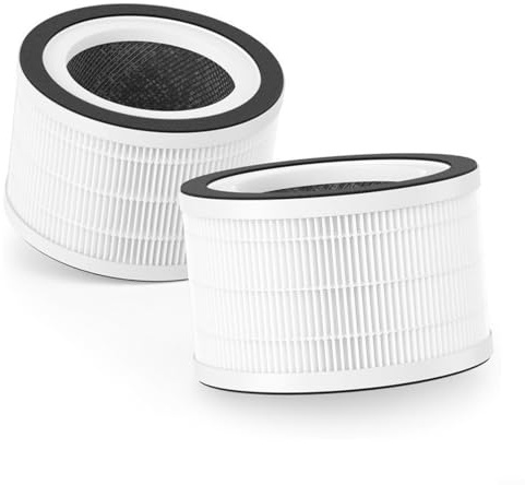 Advokingtap 1/2 filtri HEPA H11 per purificatore d'aria, compatibile con modelli Afloia Fillo Mooka Allo Purificatore d'aria, sistema di filtrazione a 360° a 3 stadi (2 pezzi)