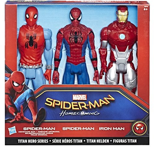 Hasbro C2413EU5 - Spider-Man Mvl Titan Hero Series 3 Pack, Actionfigur