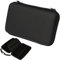 TECHGEAR 2DS XL Case Tasche für New Nintendo 2DS XL, mit Aufbewahrung, Gehäusedeckel, Hartschale, Hartschützender Reise- & Aufbewahrungskoffer für 2DS XL Konsole & Zubehör - Schwarz