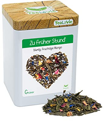 TeaLaVie - blumig fruchtig (80g) Zu früher Stund' - Grüntee lose Blätter aromatisiert China