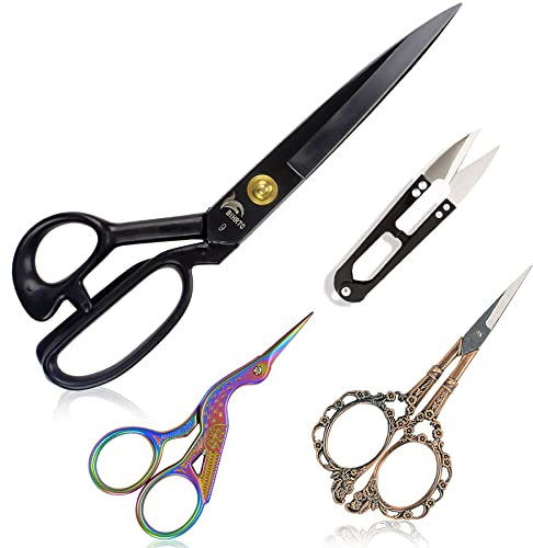 BIHRTC Professional Dressmaking Scissors Storchschere Schneiderschere Sharp Dressmaker Fabric Nähschere 9-Zoll-Schere für die Stoffschneiderei Ändern von Leder