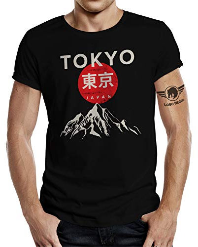 T-Shirt für Japan Samurai Tokio Kampfsport Fans L