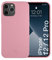Woodcessories - Antibakterielle Bio Hülle kompatibel mit iPhone 12 Hülle pink, iPhone 12 Pro Hülle pink - Plastikfrei, nachhaltig aus pflanzlichen Materialien