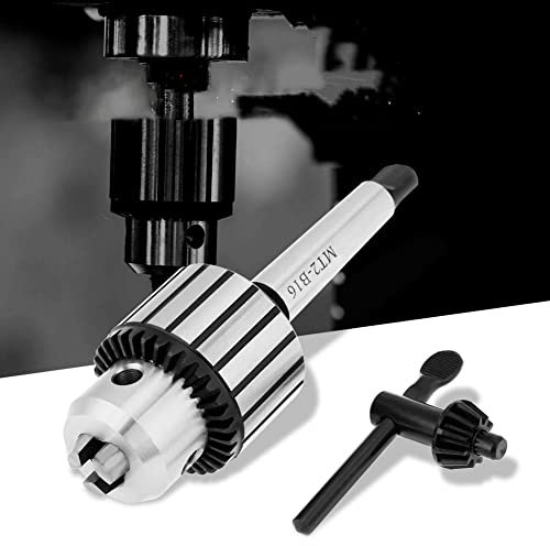 Bohrfutter, 1–13 mm Kapazität, Hartmetall MT2-B16, Spindelbohrfutter, Mini-Drehwerkzeug, Schlüsselkonverter, Werkzeug-Set für Motorwellen, Bohrmaschinen, Zentrieren, Bohren, Gewindeschneiden