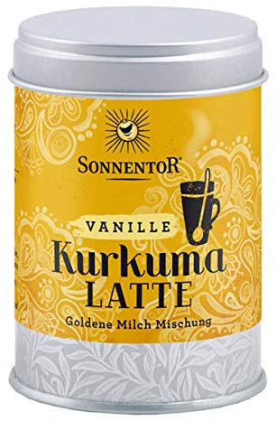 Sonnentor - Kurkuma Latte Vanille bio Dose - 60 g - 5er Pack