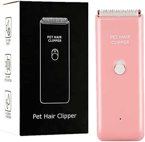 Perro gato hogar pelo impermeable Clipper portátil eléctrico USB recargable mascotas herramientas de aseo de bajo ruido máquina de afeitar inalámbrico para mascotas pequeñas y grandes