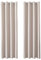MRTREES Vorhang Blickdicht Gardinen Thermovorhang mit Ösen Verdunklungsvorhang Ösenschal Vorhänge Kurz Modern 280×140cm(H×B) Beige Creme 2er Set für Wohnzimmer Schlafzimmer Kinderzimmer