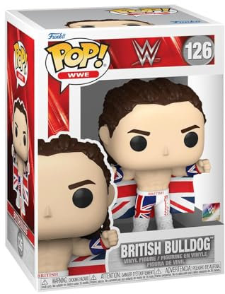 Funko Pop! WWE: British Bulldog - Davey Boy Smith - Vinyl-Sammelfigur - Geschenkidee - Offizielle Handelswaren - Spielzeug Für Kinder und Erwachsene - Sports Fans - Modellfigur Für Sammler