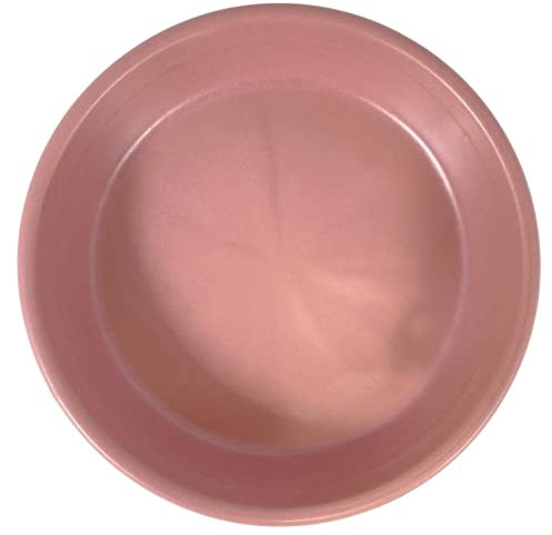 Meliflor Plato Cerámica 20cm Rosa Duraderas y Resistentes - Decoración - Hogar y Jardín - Artesanalmente Fabricado en España - Diseño Exclusivo