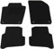 AD Tuning HG16732 Fußmatten Set (4teilig) Schwarz Autoteppiche Matten