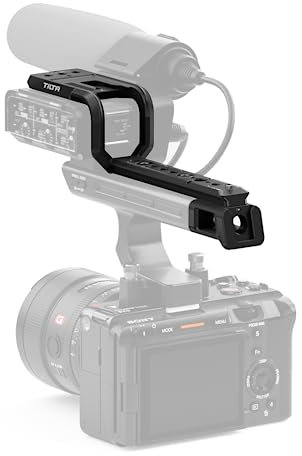 Tilta FX3 FX30 - Staffa di estensione per impugnatura XLR, compatibile con Sony FX30 FX3, con filettatura da 1/4-20 e 3/8-16 con attacco NATO a scarpa fredda leggera e resistente, colore nero,