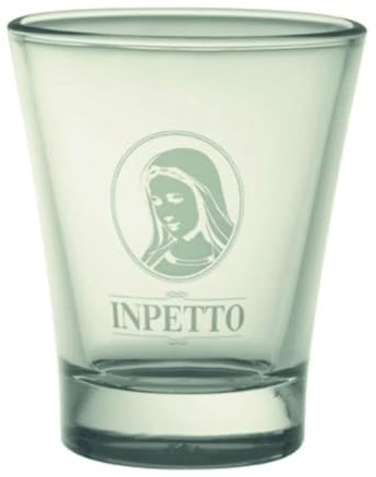 INPETTO Wasserglas, Kaffeeglas, Likörglas mit Madonna Abbild - 1 Stück