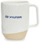 Hyundai HMD00576 Tasse 360ml Kaffeetasse Teetasse Porzellan, weiß