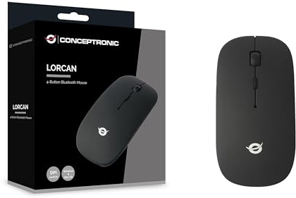 Conceptronic LORCAN01B 4-Tasten-Bluetooth-Maus