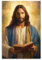 FireDeer Wandkunst, Motiv: Christus Jesus, Lebenskind, Poster, katholischer christlicher Herr, Gemälde, religiöses Bibelbild für Wohnzimmer, Kirche (5-Bibel, 61 x 91,4 cm, ungerahmt)