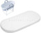Restorology Ovale Matratze für Babykörbchen, doppelseitig, hypoallergen, passend für Tommee Tippee Sleepee, Mamas & Papas, abnehmbarer Bezug (74 x 28 x 4 cm)