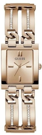GUESS Damen Analog Quarz Uhr mit Edelstahl Armband GW0668L3