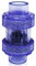 Simpls Clapet Anti-Retour en PVC Clapet Anti-Retour D'Arrosage 3/4 Clapet Anti-Retour True Union Clapet Anti-Retour Bleu Transparent UPVC Clapet Anti-Retour de Pipeline Vanne Unidirectionnelle