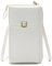 Amasawa Kleine Umhängetasche Aus Pu Leder Handytasche Zum Umhängen Handytasche Zum Umhängen Damen Umhängetasche Für Damen Handy Tasche Tasche Geldbeutel Brieftasche(Weiß)