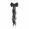 Perruque queue de cheval à moitié nouée avec nœud papillon pour femme avec pince à cheveux bouclés pour perruque pour cheveux pour tête de tresse moelleuse et chignon ondulé, queue de cheval, herbe