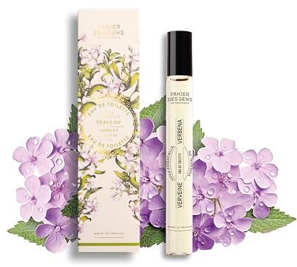 Panier des Sens - Roll-on Eau de Toilette - Verbene Parfum für Damen - Blumiger Duft - Langanhaltend, Natürliches Parfum - Für Haare & Körper - Vegan-freundlich - 10ML