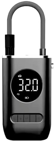 Portable Cordless Tyre Inflator, 4000mAh Rechargeable Air Compressor Pump, Mini Handheld 150 PSI 25L/min Air Pump for Cars, Motorcycles, and Bicycles