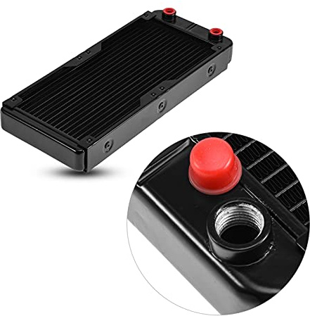 EMUKOEP CPU Liq240MM Aluminium Computer Ra/Diator Wasserkühlung Kühler 18 Tuid Kühler Sk 30×13×6 240 Mm Aluminium Computer Ra Diator