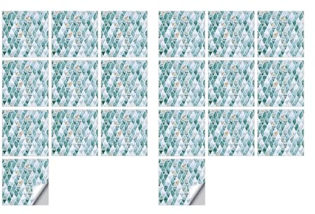 ALCXAZS Casa personalizzata ed elegante con questi innovativi adesivi per piastrelle da parete che abbelliscono la decorazione autoadesiva per piastrelle, 20 cm*20 cm