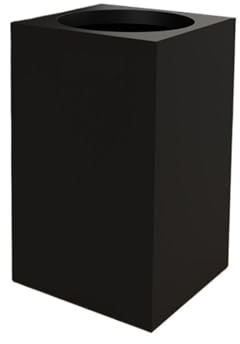 Xumh2024-3 Poubelle de Cuisine Poubelle carrée Minimaliste à Ouverture supérieure, Poubelle Double Couche for la Maison et Le Bureau(Noir)