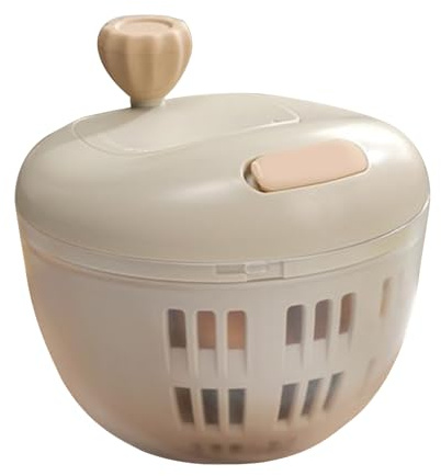NevPuose Ensalada Spinner – de Verduras de 800 ML, Tazón para secar Verduras, Limpiador de Frutas con Base Estable | de Drenaje de Enjuague eficiente, Cocina, Picnic, Camping, Uso de Gadget de