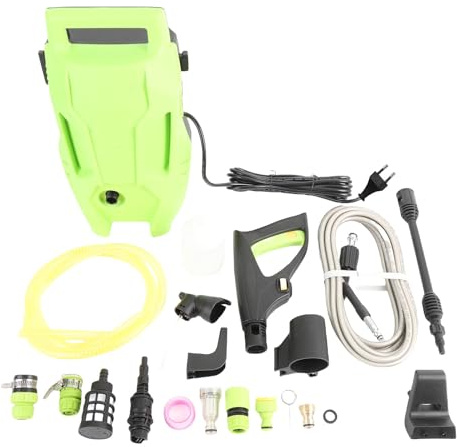 Lavatrice automatica portatile con idropulitrice ad alta pressione con tubo di ingresso e uscita per mobili da esterno per auto domestiche