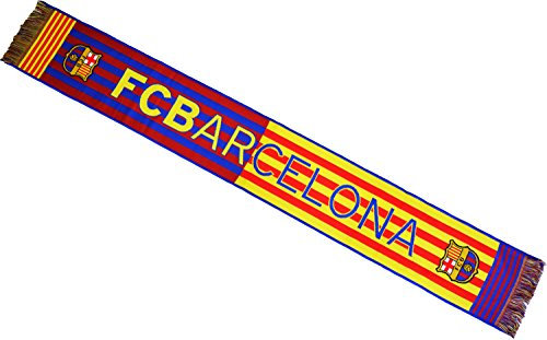FC Barcelone Schal Barça, offizielle Kollektion, Größe 140 x 20 cm, mehrfarbig, 140 x 20 cm