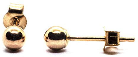 Arranview Jewellery 3 mm gold ball stud earrings in 9ct yellow gold