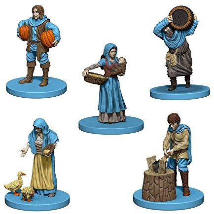 Mayfair Games Europe MFG72866 Agricola Game Expansion: Blue (5 Figures), Mehrfarbig