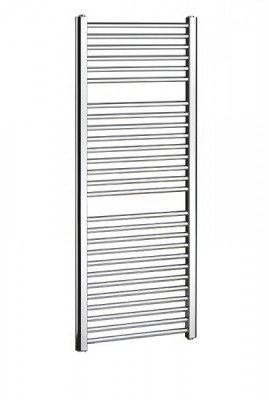 TERMOARREDO SCALDASALVIETTE RADIATORE DESIGN CROMATO PIANO TUBI ACCIAIO ORIZZONTALI ERCOSAlessia (Cm 50 x 120 int. 45 381W)