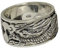 Vintage 925 Sterling Silber Chinesischer Drachen Ring Spinner Fidget Anxiety Ring Band Drachenring Schmuck für Herren Damen 12mm Größe 63