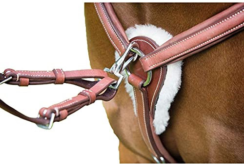 Shires Avignon 5 Point Breast Plate Pony Havana