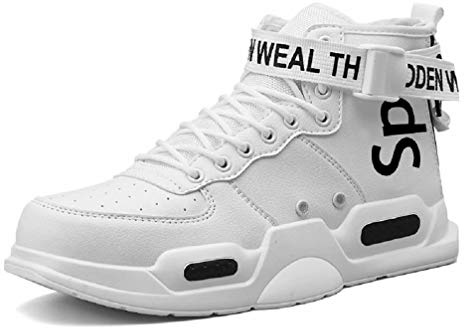FUSHITON Scarpe Hi-Top da Uomo Moda Sneaker Bassa Sneaker da Corsa Scarpe Sportive da Passeggio per Fitness