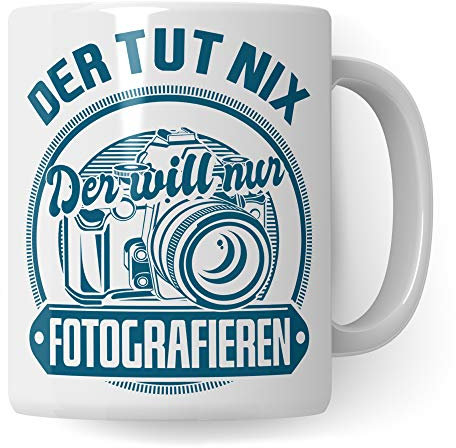 Pagma - Taza con impresión para fotógrafo, regalo para fotógrafos, taza de café, fotografía, objetivo, fotógrafo