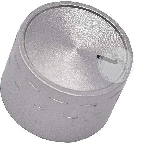 KIT 2 pezzi Manopola (Originale Beko) per piano cottura, colore griglio/argento codice ricambio: 150244213, uspshop.eu
