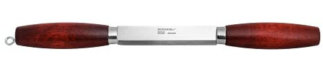 Morakniv Klassisches Zugmesser, Edelstahl-Holzspalt- und Holzschnitzmesser, 11,4 cm, Rot/Ausflug, einfarbig (Getaway Solids)