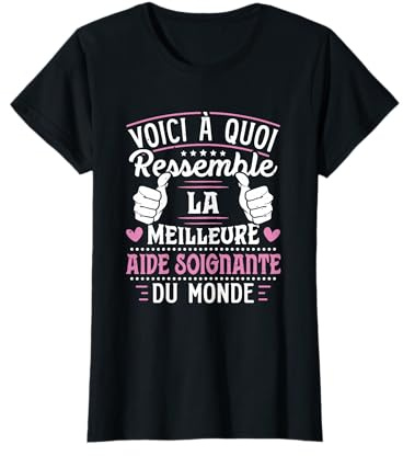 Soignante Voici À Quoi La Meilleure Aide Soignante Du Monde T-Shirt