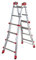 ProfiStep Multi Position Telescopic Aluminium Ladder with Stabilizer (4 x 4 Steps)