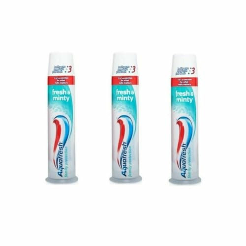 Aquafresh Fresh & Minty 100ml Pump - Pack of 3