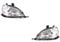Johns, Scheinwerfer Satz passend für Mercedes W163 Scheinwerfer M-Klasse 02/98-09/01 H7/H1/H3 Set links & rechts
