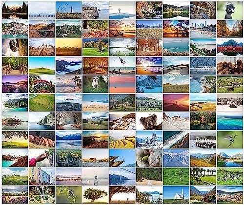 Bear and Bee 100 Landschaftspostkarten mit 100 verschiedenen Motiven Postkarten Landschaften (100 Fotokarten)