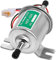 ZiYuya Electric Inline Pompa del Carburante, 12V Universal Booster Pompa di Pressione Gas Diesel Inline Low Pressure Metal Pump Module Bolt Fixing Wire Inline per Benzina Diesel HEP-02A (d'argento)