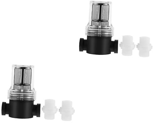 Uonlytech Pcs Inch In-line Filter for Pressure Washer Hose Water Filter Strainer Mesh Screen Random