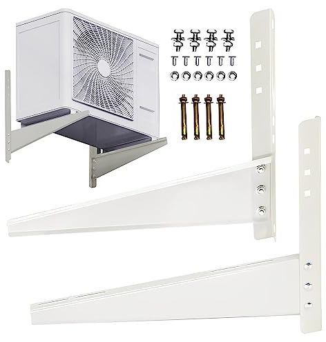 Staffa per condensatore, Gancio in acciaio per condizionatore d'aria, Staffa di supporto AC, Supporto per staffa per condizionatore d'aria, Staffa di montaggio per gancio in acciaio per condizionatore