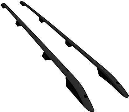 Für Opel - Vauxhall Vivaro 2001-2014 (Langer Radstand L2/H1) Dachreling Dachgepäckträger SCHWARZ